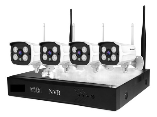 Grabador De Disco Duro De Monitor De Cctv Nvr De 4 Canales