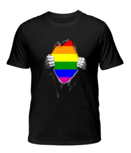 Remera Algodón 24/1 Premium Pride Lgtb Orgullo Gay 