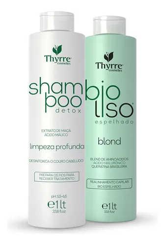 comprar Kit Selagem Sem Formol Bio Liso Thyrre Cosmeticos 2x1000ml