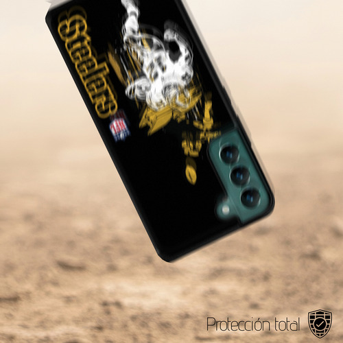 Funda Uso Rudo Diseños Para Samusng S21 Plus Más Complemento Steelerss Nf-l