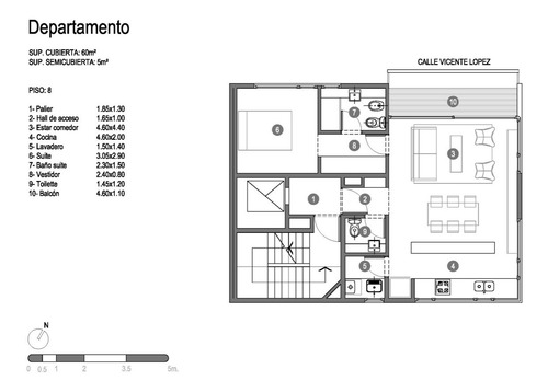 Imagen 12 de 14 de Excelente Piso De 2 Ambientes Con Cochera Y Baulera