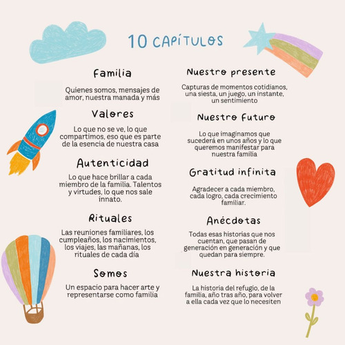 Libro Album Diario Historias Recuerdos Del Bebe Paprika Kidz
