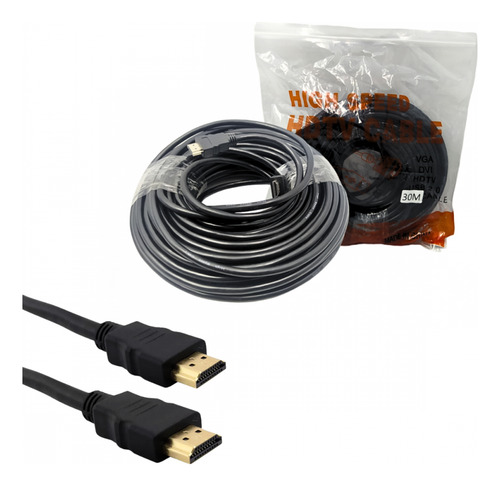 Cabo Hdtv / Hdmi-30m V1.4 De 30 Metros Full Hd 1080p Exbom C