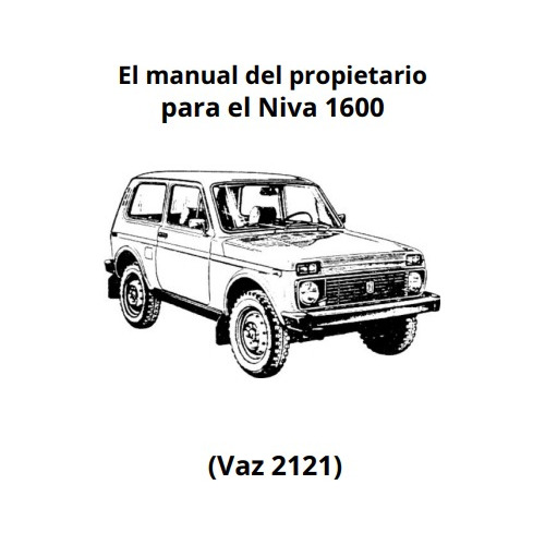  Manual De Usuario Lada Niva En Papel 