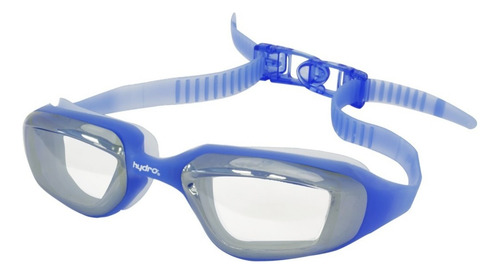 Antiparras Lentes Hydro Mirror 3 Sr Silicona Proteccion Uv Color Azul