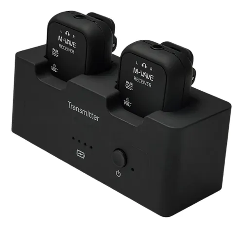 Sistema Guitarra Sem Fio M-Vave WP-12 — 2.4G, 1 transmissor 2 receptores