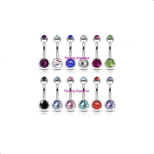 Imagen 2 de 5 de Piercing Ombligo Titanio Calidad Medica Piercing Argentina ®