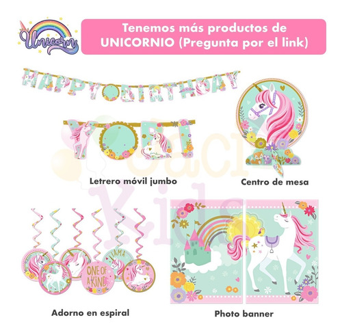 Unicornio Block De Stickers Artículo Fiesta - Uni0m1