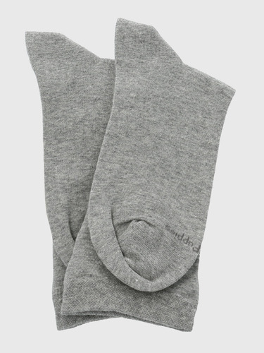Medias Hush Puppies I25w C Cuff Plain Grey Marle Para Dama