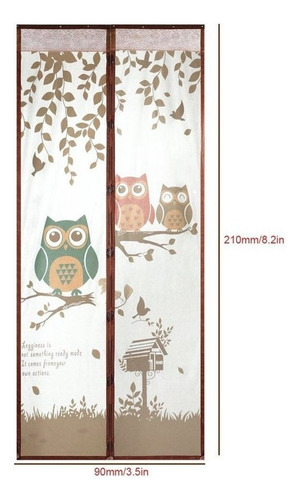 Cortinas De Puerta Con Mosquitera Magnética Y Antimosquitos