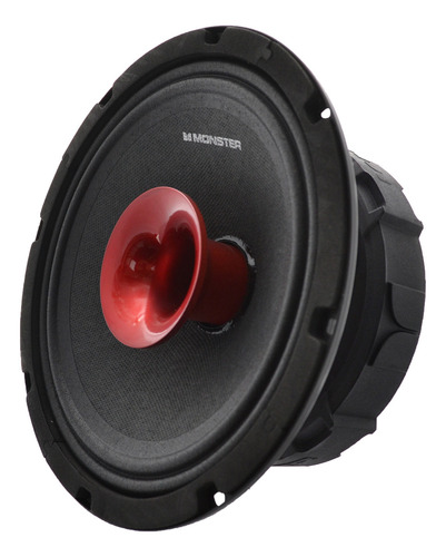Medio Rango + Driver 8 PLG Monster Auto Smd803 1400w 8 Ohms Color Negro