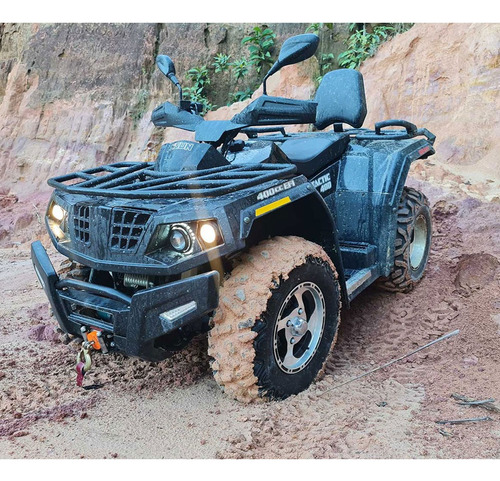 Quadriciclo Hisun Tactic 400i Preto 4x4 Injeção Eletrônica