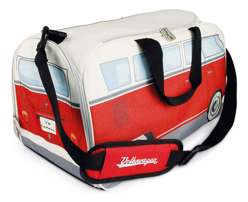 Brisa Vw Collection Vw T1 Bus Pequeño Bolso De Deporte - Roj