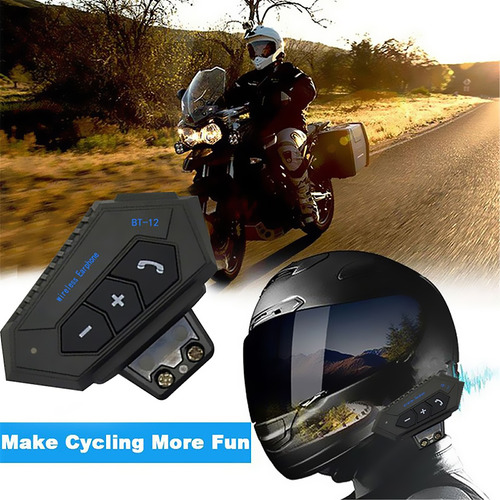 Capacete Headset Music Black Call Phone E Bt Interphone For