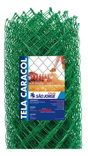 Tela Caracol Pvc 2 Fio 14 Rl 15x2,00m