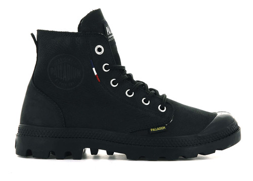 Zapatilla Palladium Pampa Hi Unlined Lii Unisex Negro