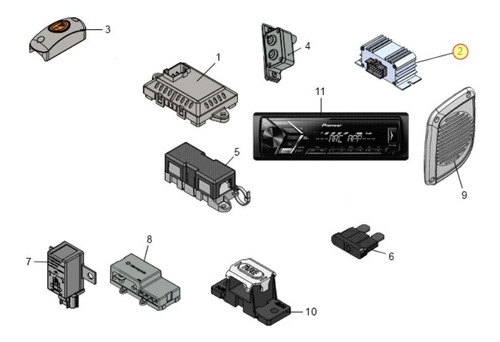 Modulo Eletronico Conjugado Original Para Volare Wl - 2021