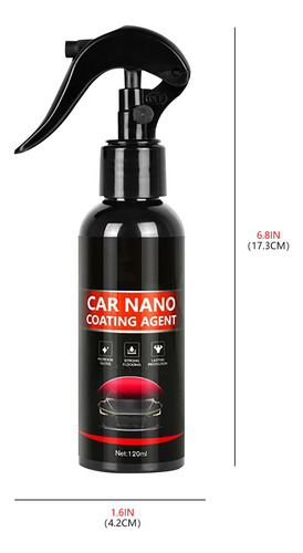 Spray Reparador De Cristales Nanochapados X Car, Cera Líquid