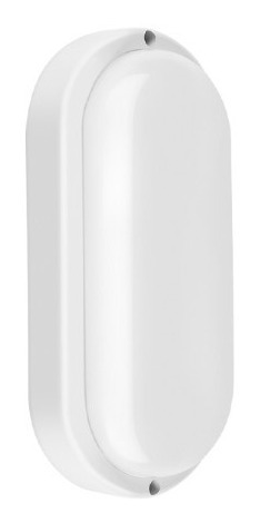 Imagen 3 de 9 de Tortuga Macroled Oval Led Exterior Jardín Blanca - 12w