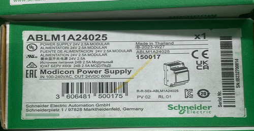 Ablm1a24025 Fuente De Alimentación Regulada, 100-240 V Ca, 2