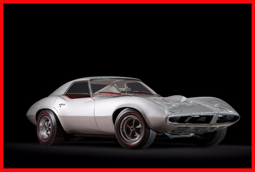 Pontiac Banshee 1964 Cuadro Enmarcado 45x30cm