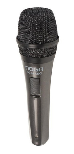 Micrófono Dinámico Karaoke Plug + Adaptador Mini Plug Noga 120c Alpha S.i.
