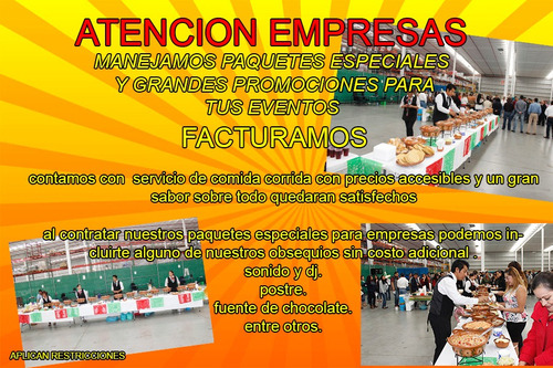 Imagen 5 de 10 de Banquetes , Taquizas Y Parriladas Mamá Locy Facturamos