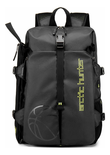 Mochila Arctic Hunter Executiva Urbana Esportiva Impermeável Cor Preto Desenho Do Tecido Liso