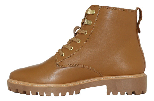 Botín De Piel Hispana Para Dama Modelo 9709 Color Maple