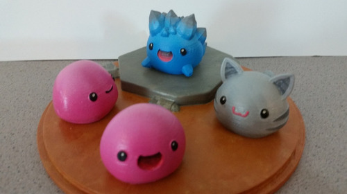 Slime Rancher  Pink Slime Tabby Slime Y - Figura Plastica