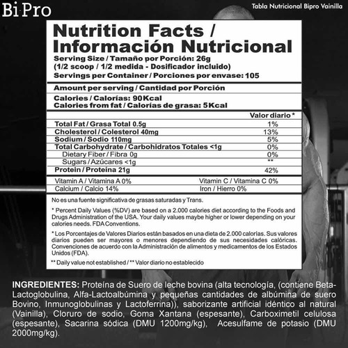Bi Pro 6lb, Proteína Bipro 6 Libras - L a $40333