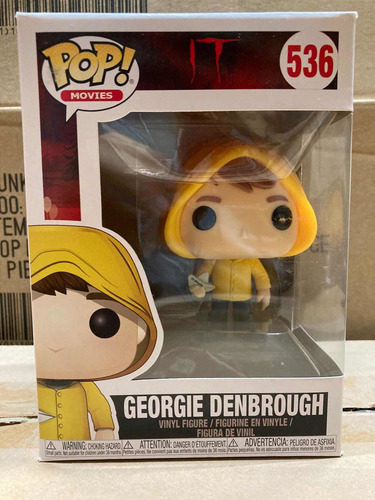 Georgie Denbrough 536 It Pennywise Funko Pop Stephen King