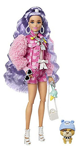 Barbie Muñeca Extra Y Accesorios Con Pelo Largo De Bígaro