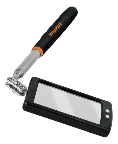 Espejo Telescopico Con Luz + Iman Extensible, Truper