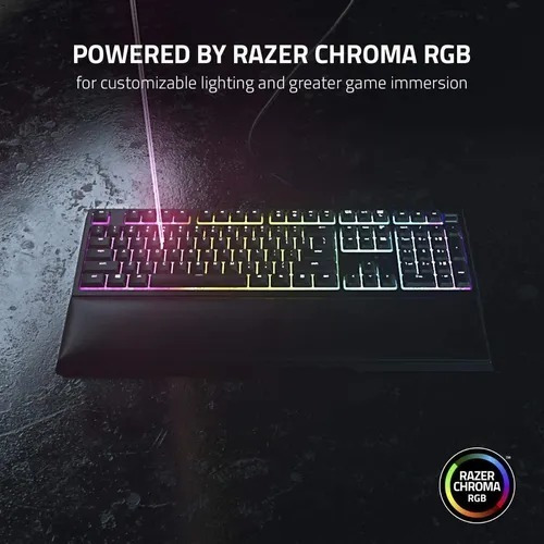 Imagen 6 de 7 de Teclado Hibrido Semi-mecanico Razer Ornata V2 Rgb Chroma Xg!
