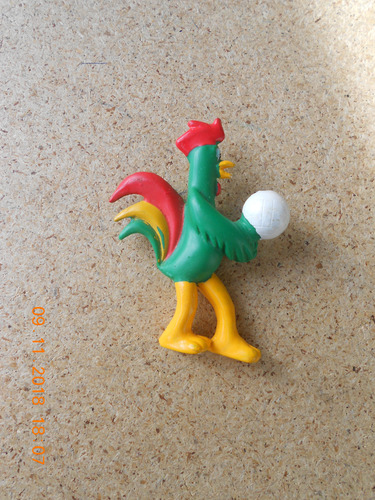 Muñeco Juguete Cereales Kellogg S El Gallo Cornelio - 6 Cm. (Usado)