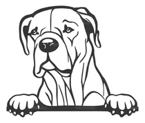 Comprar Calco Perro Dogo Argentino Vinilo Auto Motos Termos Notebook