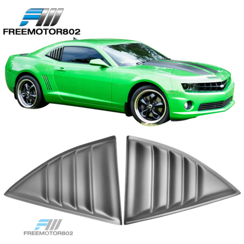 Fits 10-15 Chevy Camaro Xe Window Louvers Scoops 2pc Mat Zzg