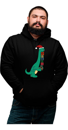 Sudadera Xxl Navideño Dinosaurio Con Regalos En Oferta