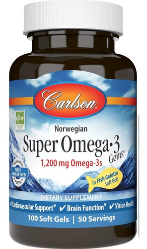 Omega 3 1200mg -100cap Blds 50ser - Unidad a $2810