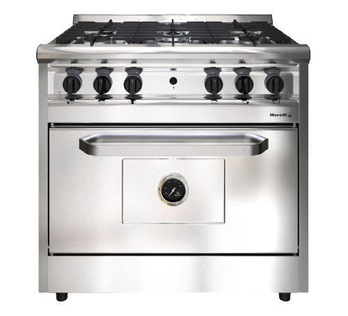 Cocina Morelli Forza 900  5  H Ac  Inox P Ciega -la Plata-