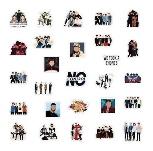 One Direction 50 Calcomanias Stickers De Vinil Adhesivo
