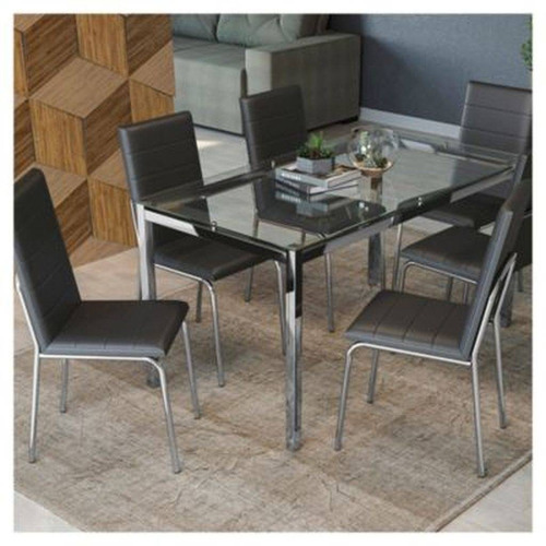 Set Comedor Amsterdam Mesa + 6 Sillas