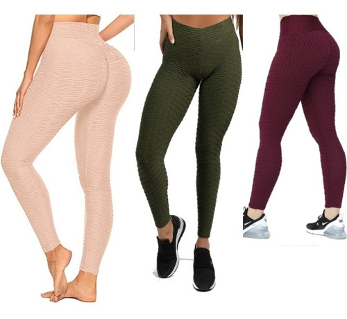 Leggins Anticelulítico Texturizados Yoga Pantalón Deportivo.
