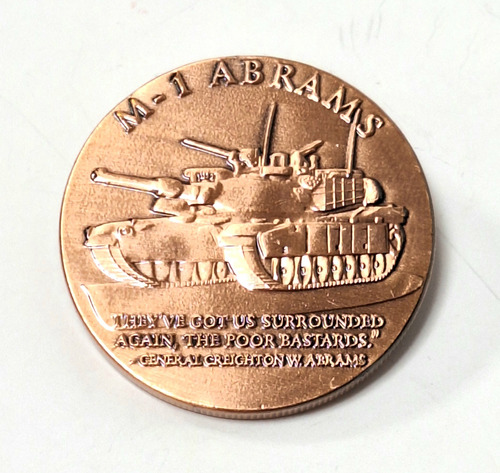 Moneda Militar, Tanque Abrams M1