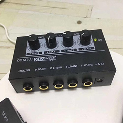 Mini Mezclador De Audio Mezclador Portátil Para Clubes