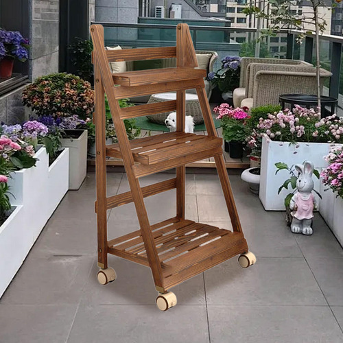 Stand Rack Batter Soporter De Plantador Plegable 3 Nivel