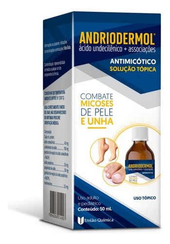 Kit 08 Andriodermol Antimicótico 50ml - União Química
