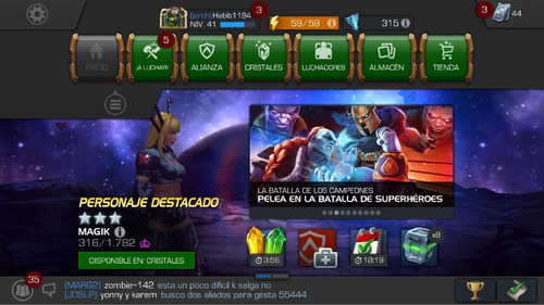 Marvel Contest Of Champions Nivel 41