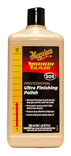 Meguiars M205 Mirror Glaze Ultra Acabado Polaco 32 Oz